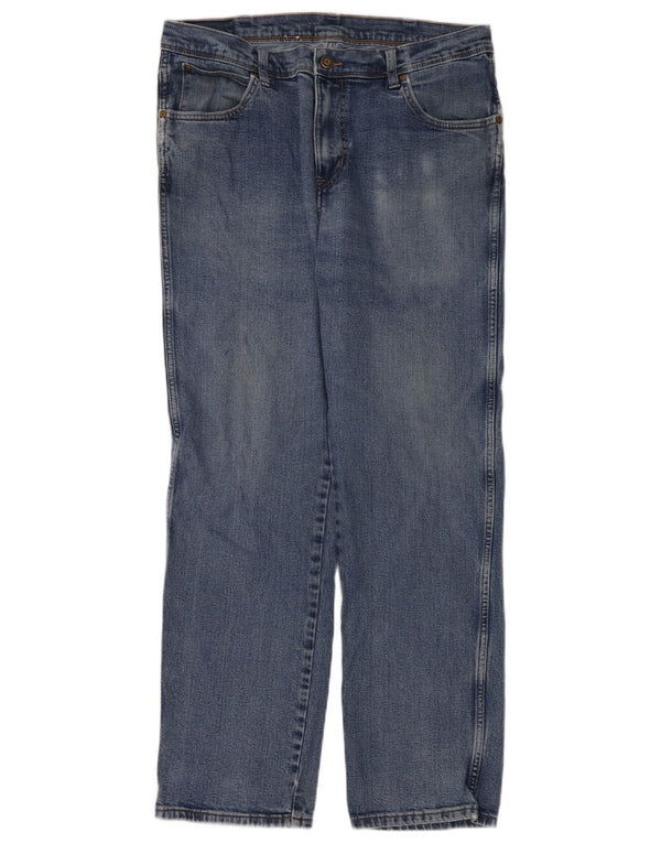 Męskie jeansy Wrangler Regular Straight W36 L32 Niebieskie bawełniane
