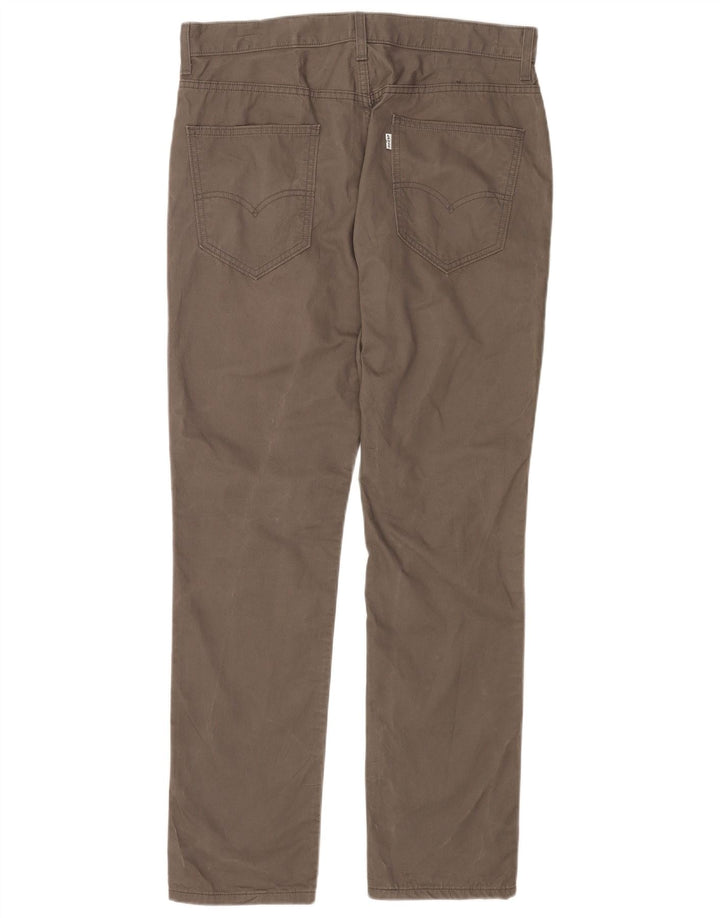 Męskie proste spodnie chino Levi's W34 L32 Szara bawełna