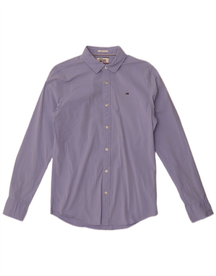 Męska koszula slim fit Tommy Hilfiger w kolorze średnioniebieskim, bawełniana