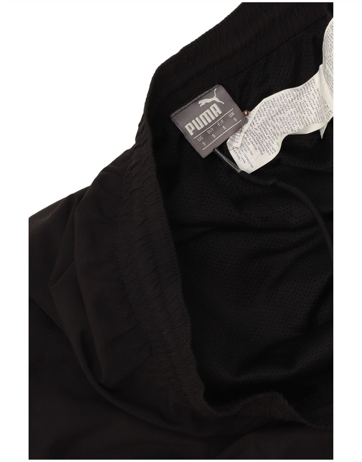 Męskie spodnie dresowe PUMA, małe, czarne, poliestrowe