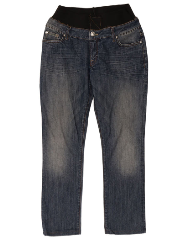 Damskie jeansy Guess Straight W24 L28 w kolorze niebieskim