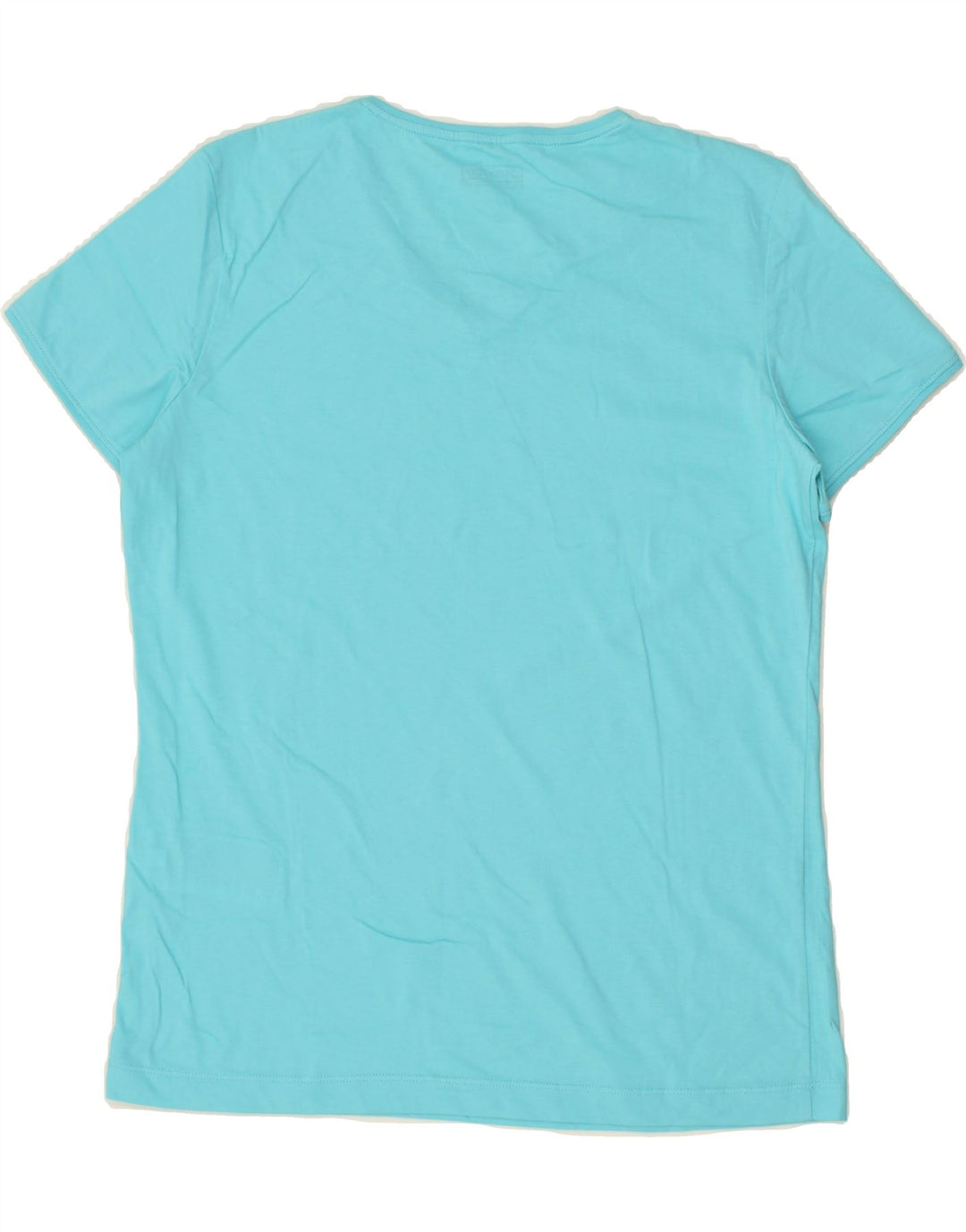 LOTTO Womens T-Shirt Top UK 14 Medium Blue Cotton Vintage Lotto and Second-Hand Lotto from Messina Hembry 