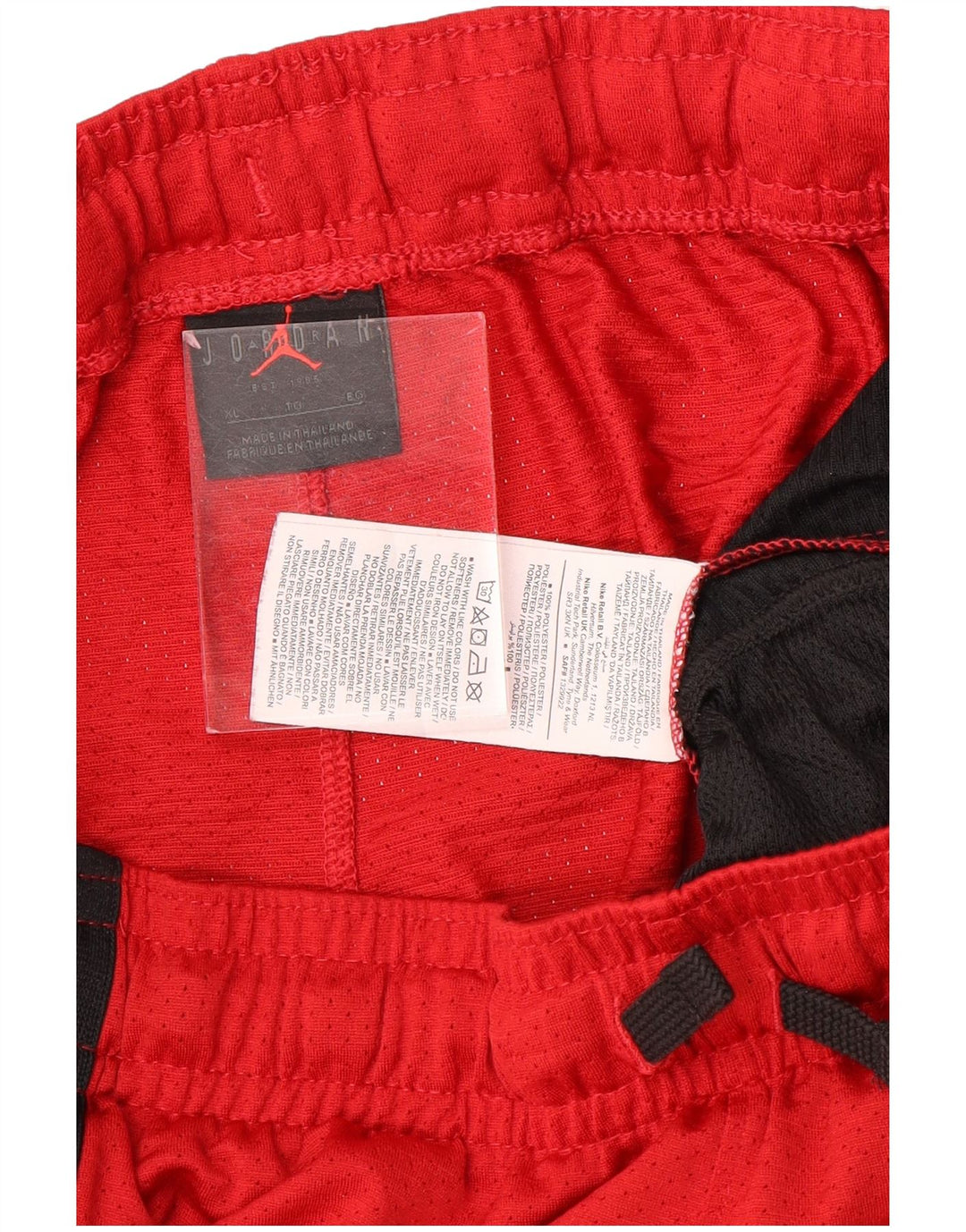 Męskie spodenki sportowe Jordan Dri Fit XL, poliester w kolorze czerwonym