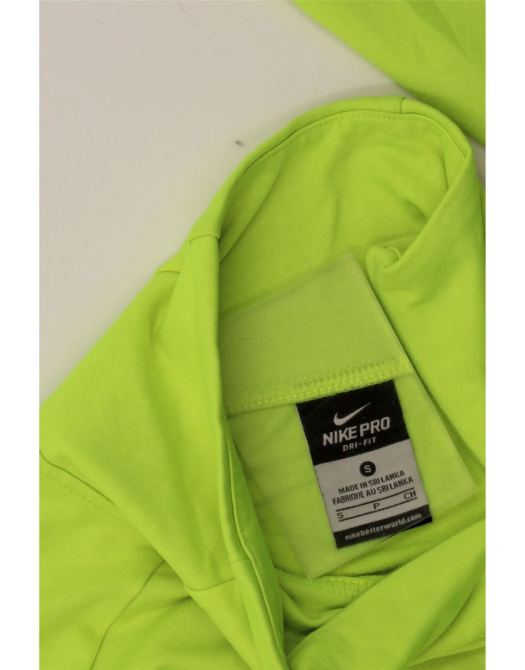 Damska koszulka Nike Dri Fit z zamkiem błyskawicznym i długim rękawem, UK 8, mała, zielona