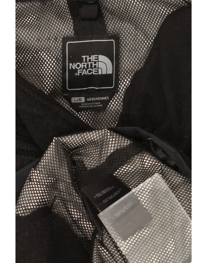 Męska kurtka przeciwdeszczowa z kapturem The North Face UK 40, duża, czarna, nylonowa