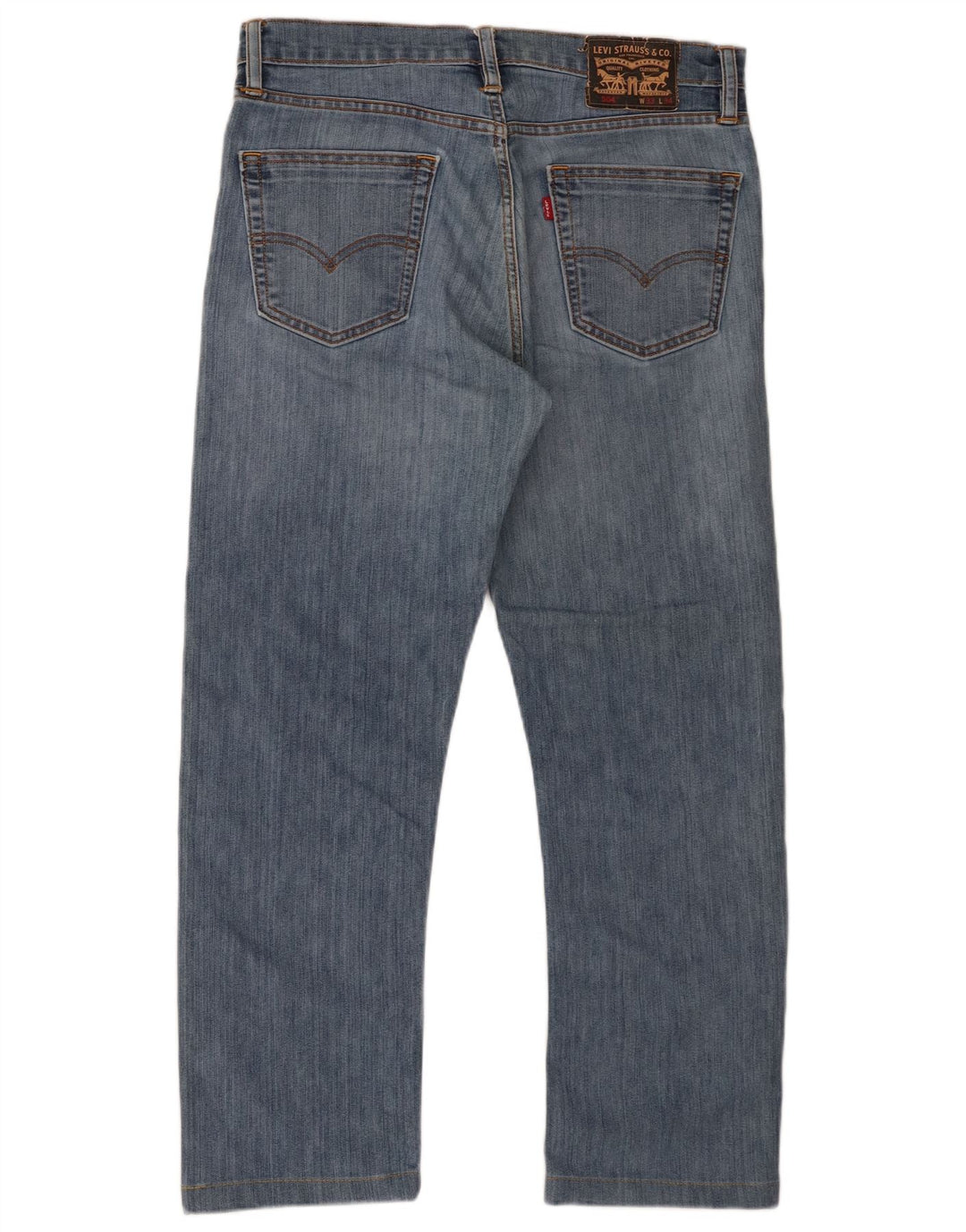 Męskie jeansy Levi's 504 Straight W33 L27 Niebieskie bawełniane