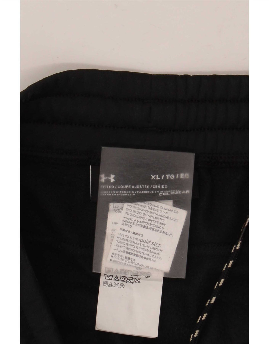 Męskie spodnie dresowe Under Armour Cold Gear Joggers XL, czarne, poliestrowe