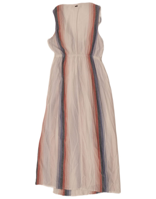 Damska sukienka maxi bez rękawów O'Neill UK 10 w małe białe paski, wiskoza