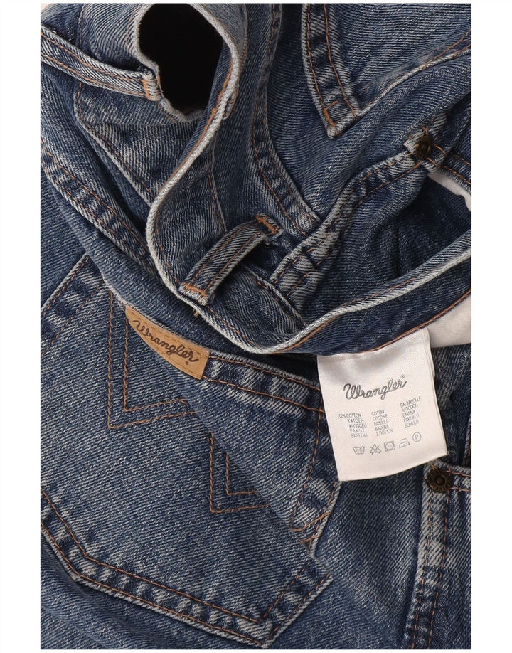 Męskie jeansy Wrangler o prostym kroju W36 L32, niebieskie, bawełniane