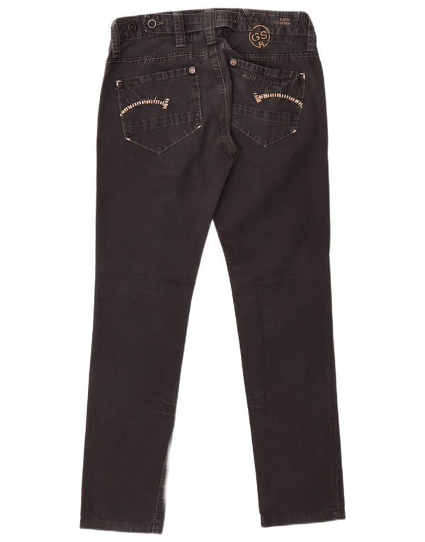 Damskie jeansy slim G-Star W27 L30 Czarna bawełna