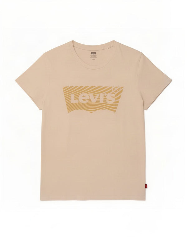 Damska koszulka z grafiką Levi's Top UK 14, duża, biała