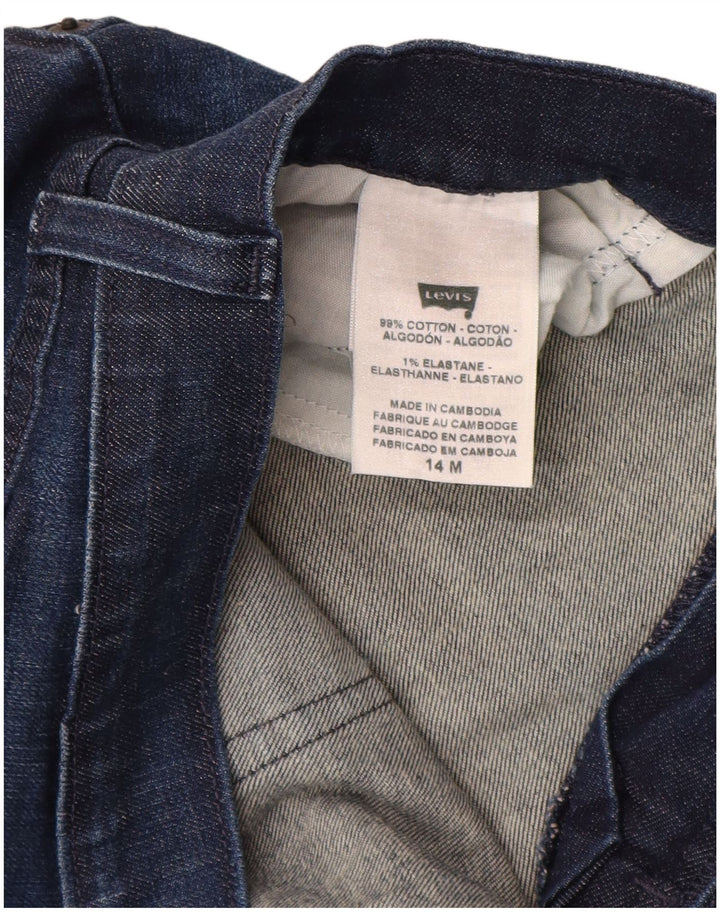Damskie spodenki jeansowe LEVI'S 515 US 14 XL W34 Granatowa bawełna