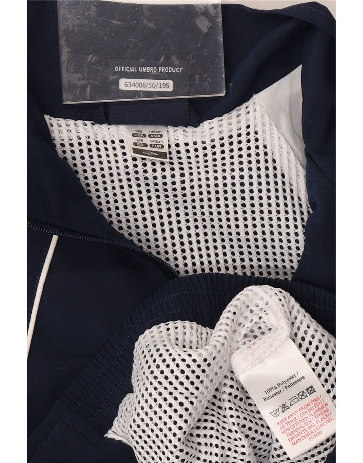 Kurtka chłopięca UMBRO z grafiką, dresowa, 10-11 lat, średni granat