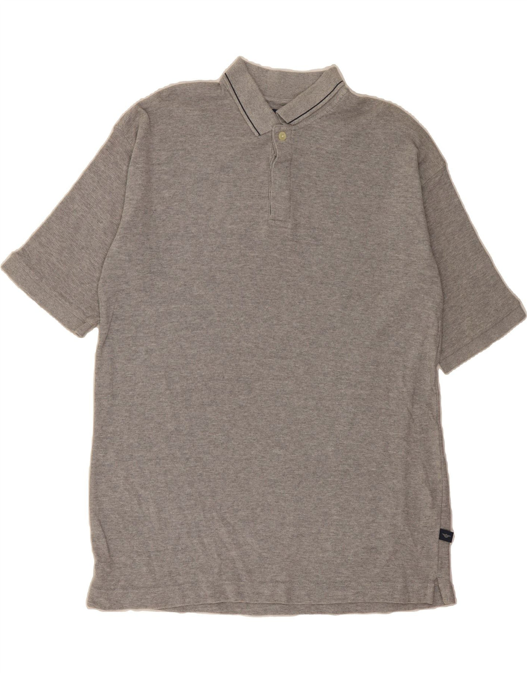 DOCKERS Mens Polo Shirt Large Grey Cotton Vintage Dockers and Second-Hand Dockers from Messina Hembry 