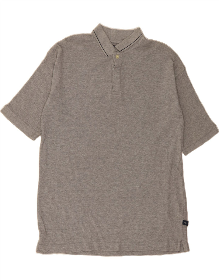 DOCKERS Mens Polo Shirt Large Grey Cotton Vintage Dockers and Second-Hand Dockers from Messina Hembry 
