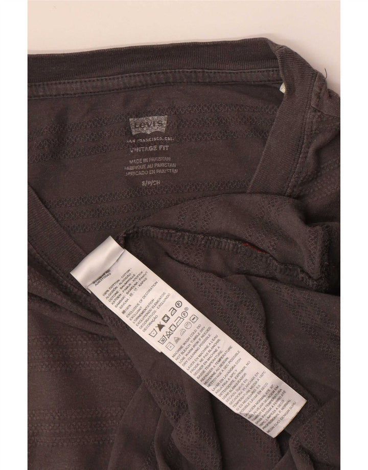 Męski T-shirt Levi's w stylu vintage, mały, szary, bawełniany