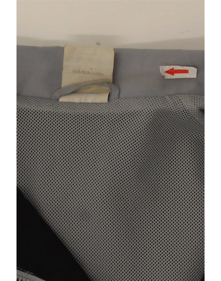 Adidas Męska bluza dresowa UK 50/52 2XL Czarny poliester z blokami kolorów