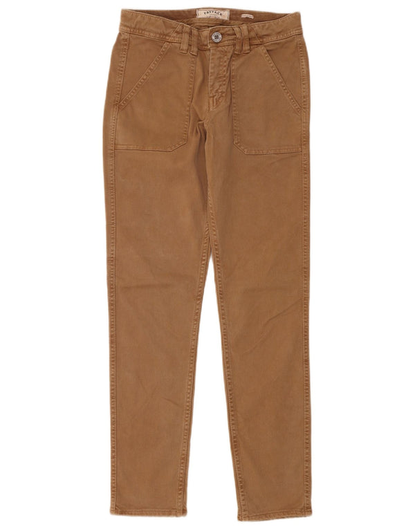 Damskie spodnie chino Fat Face ze średnim stanem UK 8 Small W28 L30 brązowe