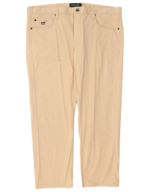Spodnie damskie Henry Cottons Slim Fit W40 L27 Beżowa bawełna