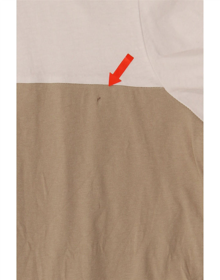 Koszulka męska Champion, duża, biała, z blokami kolorów