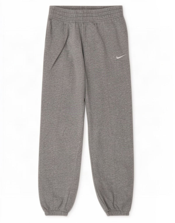Nike Womens Tracksuit Trousers Joggers XS Grey Cotton