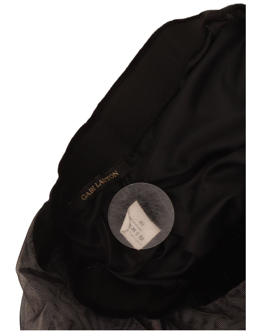 GABI LAUTON Rozkloszowana spódnica damska EU 40 Średnia W28 Czarny poliester