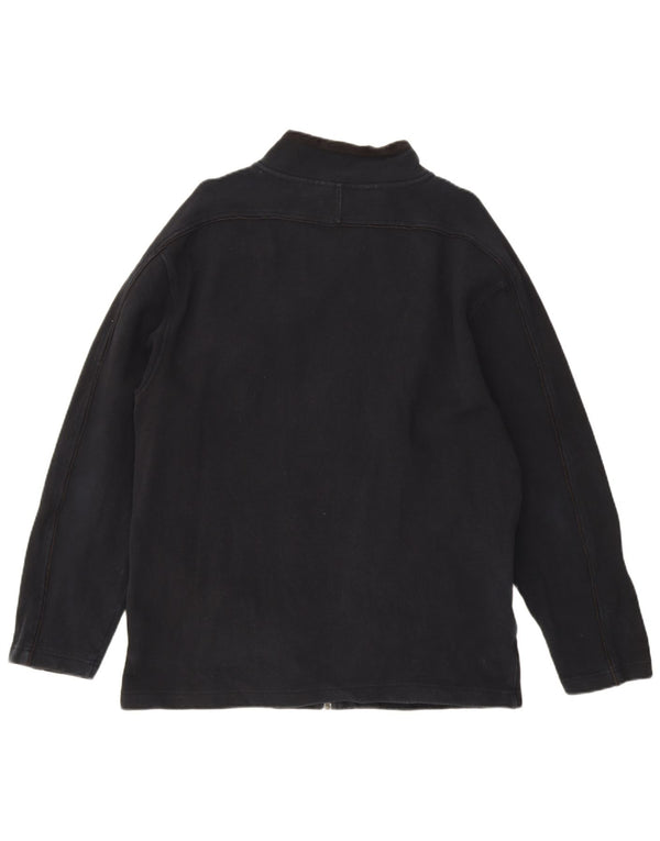 Weird Fish Męska bluza dresowa, duża, granatowa, bawełniana