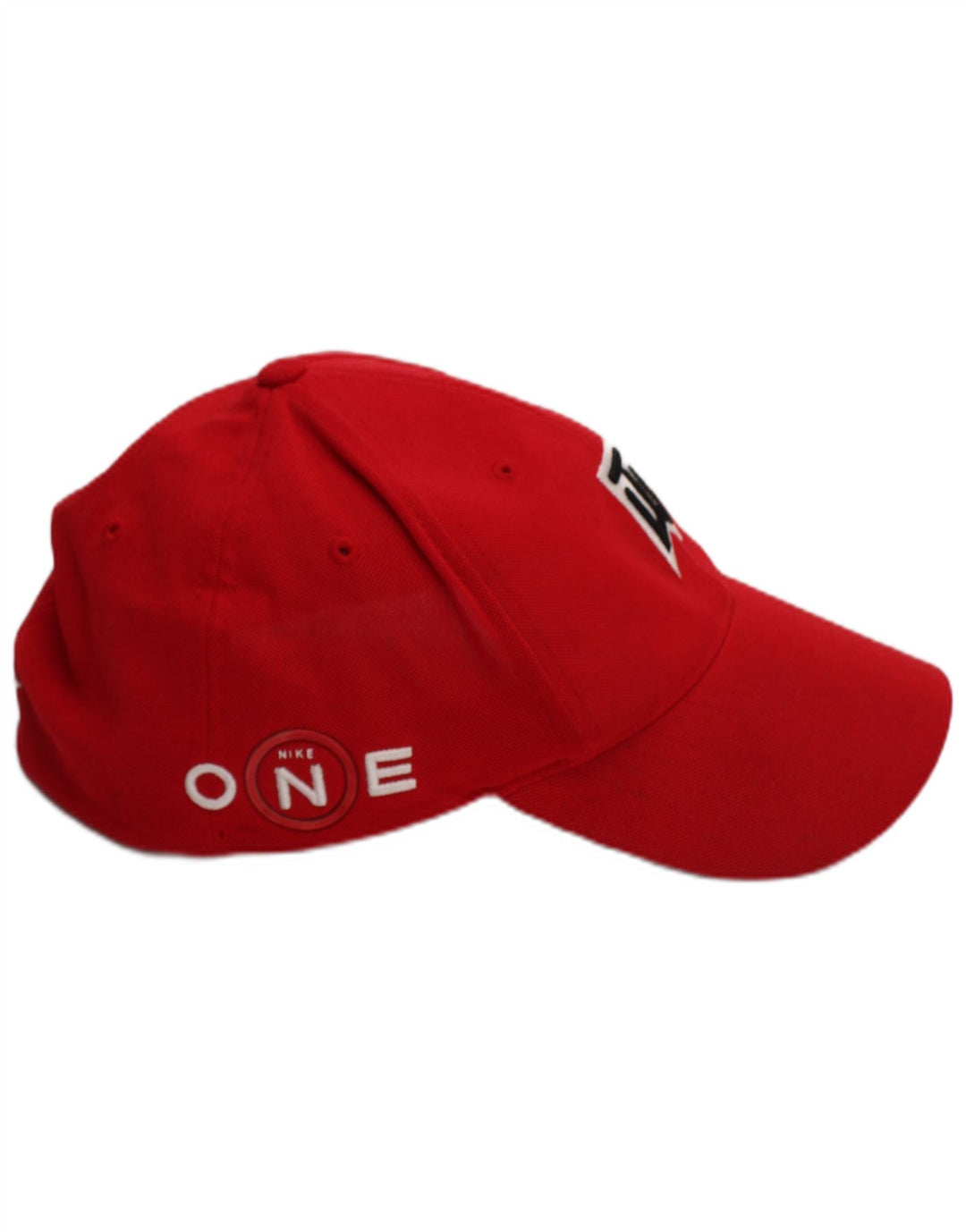 NIKE Mens Graphic Baseball Cap Medium Red Polyester
