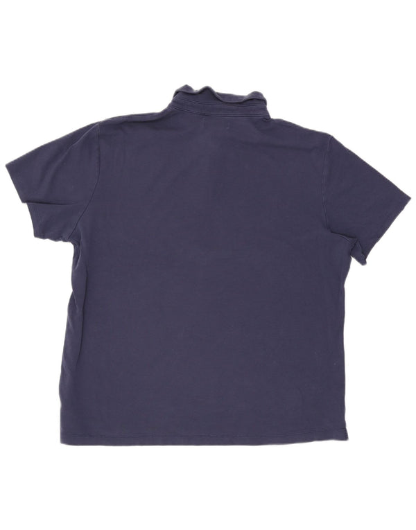 Męska koszulka polo Orvis 2XL, granatowa, bawełniana