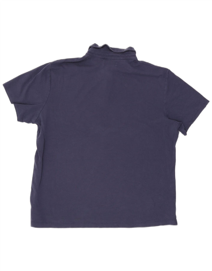 Męska koszulka polo Orvis 2XL, granatowa, bawełniana