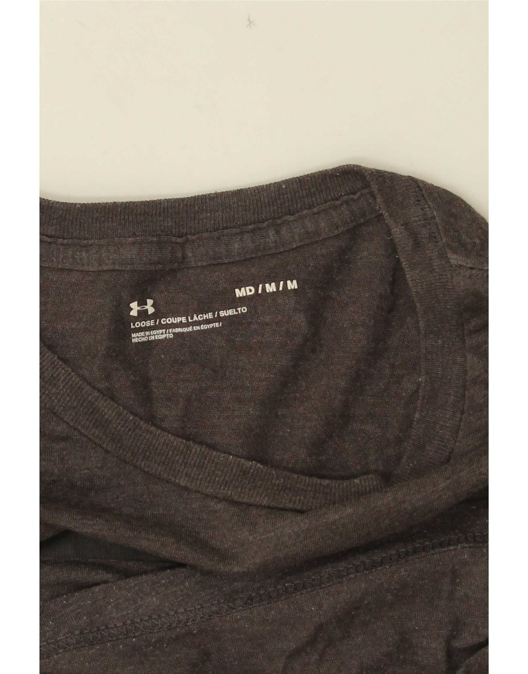 Męski t-shirt z grafiką Under Armour, średni szary