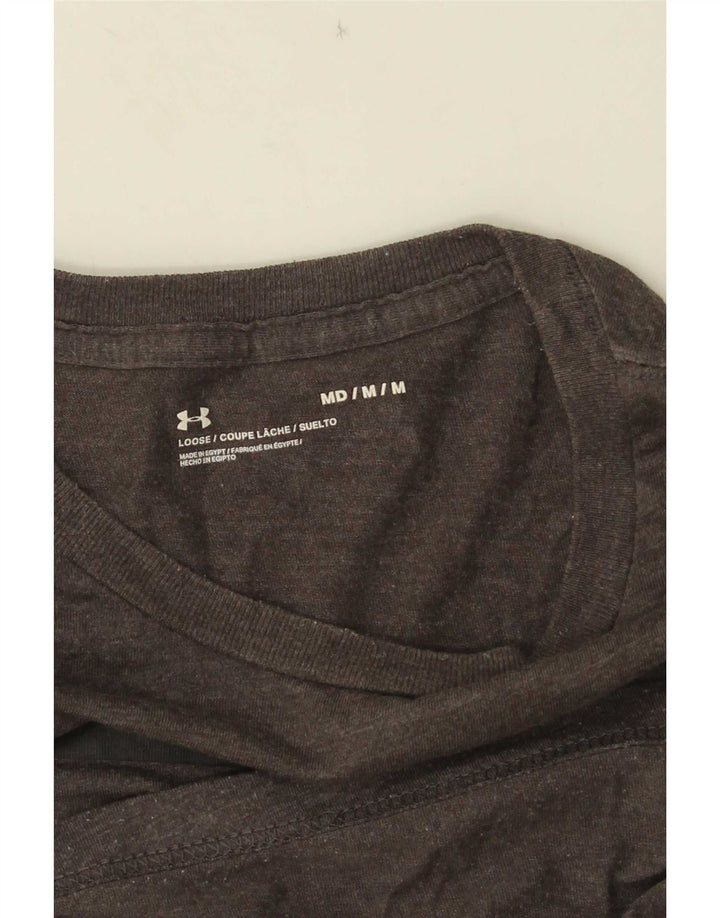 Męski t-shirt z grafiką Under Armour, średni szary