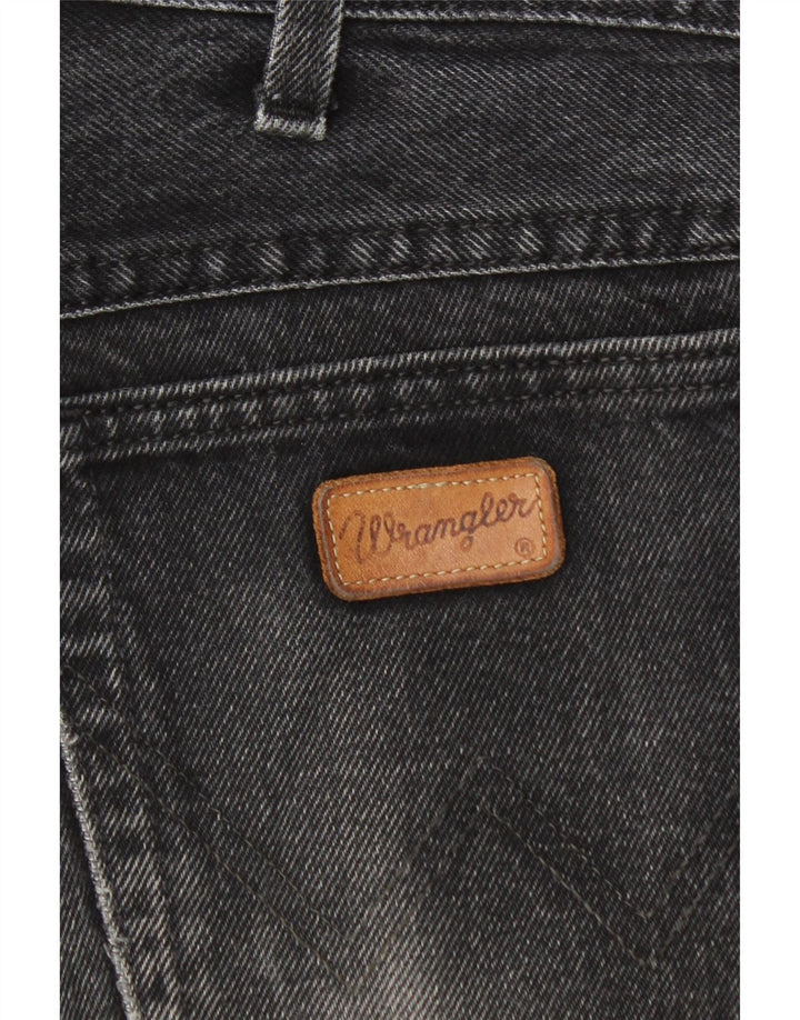 Męskie proste dżinsy Wrangler W30 L30 czarne