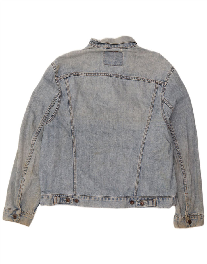 Męska kurtka dżinsowa Levi's UK 40, duża, niebieska, bawełniana