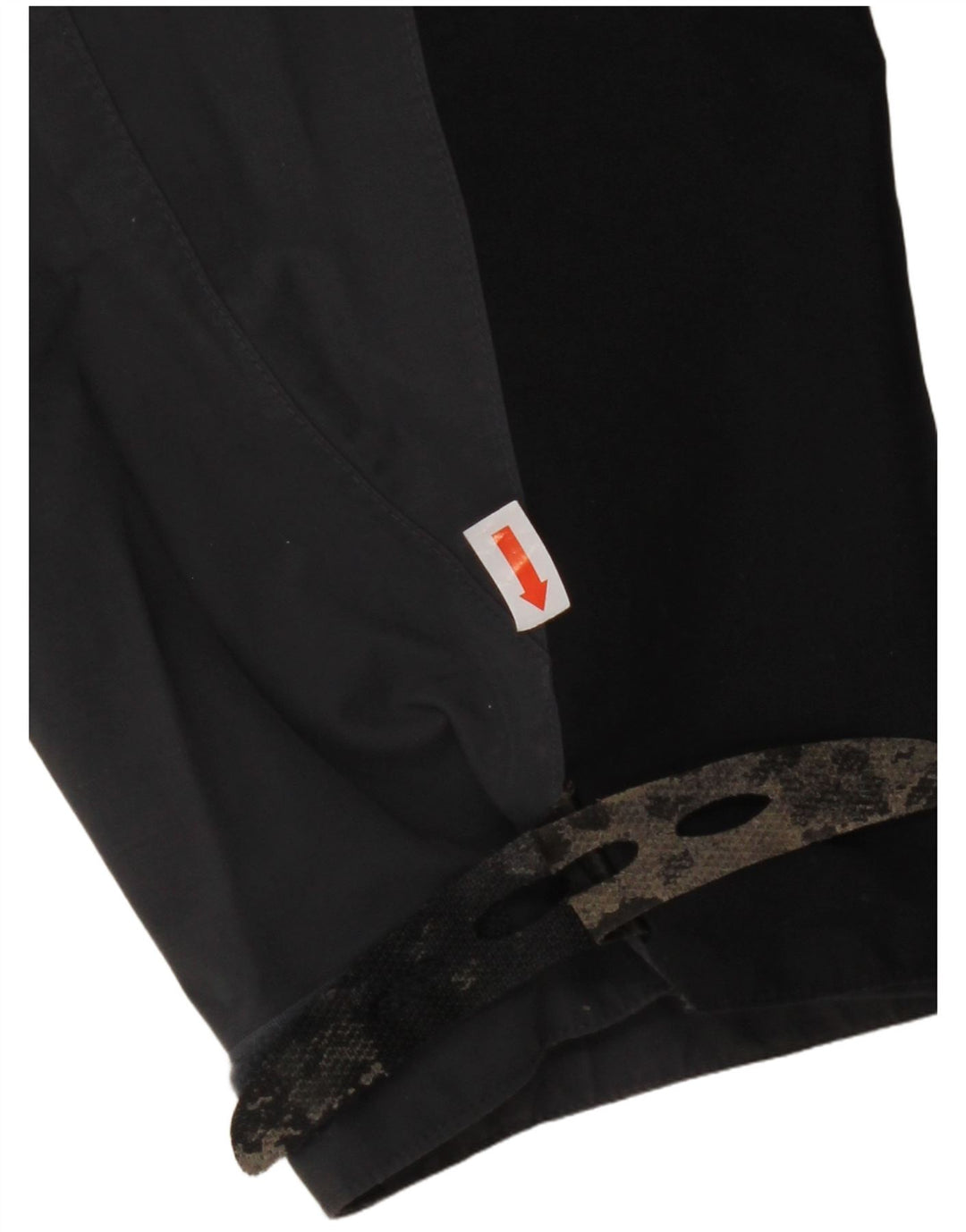 Damska kurtka przeciwdeszczowa z kapturem JACK WOLFSKIN UK 14/16, duża, szara, z blokami kolorów