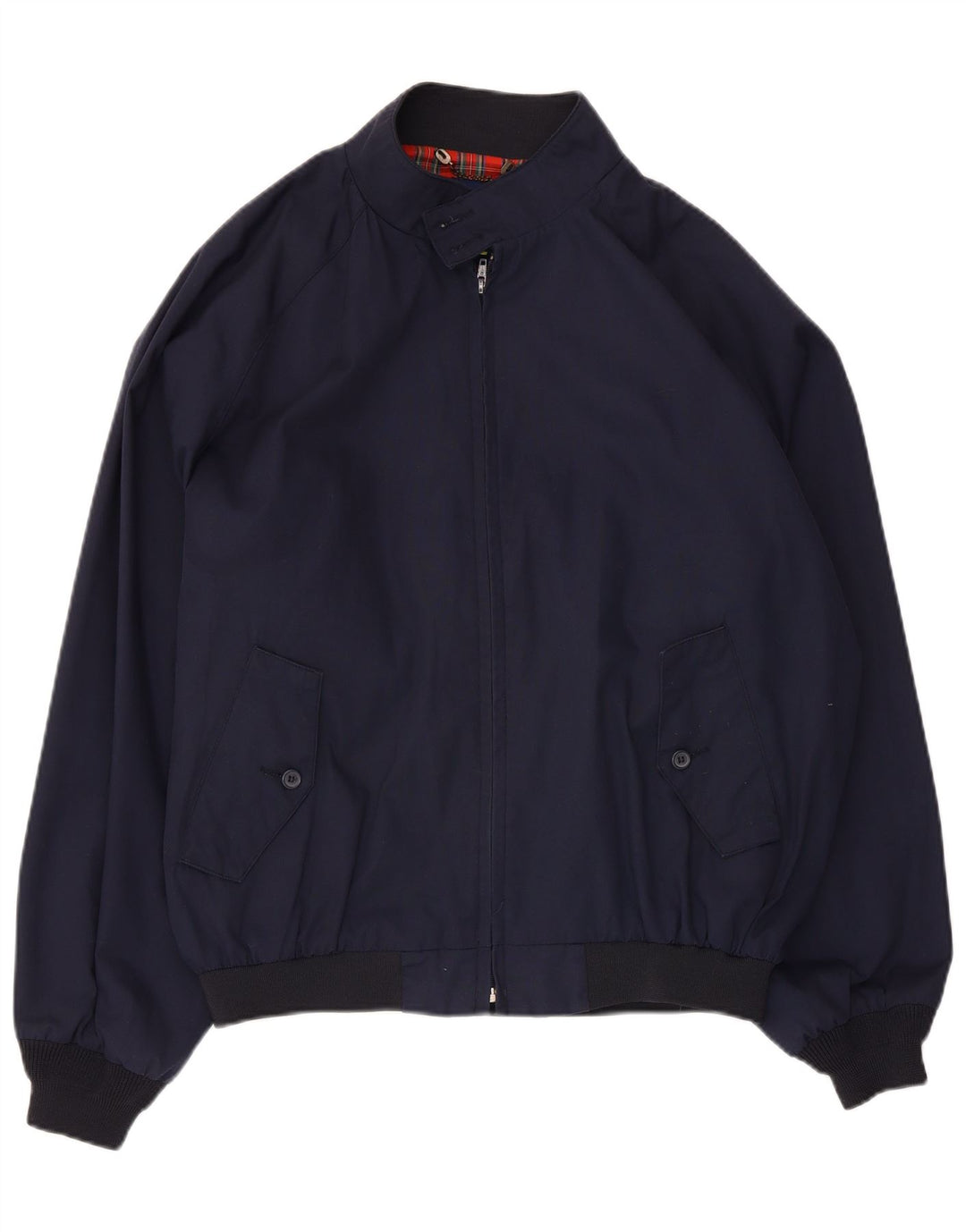 Męska kurtka bomber w stylu vintage UK 42 XL Granatowy poliester