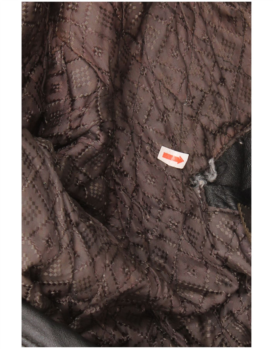 Męska kurtka skórzana VINTAGE IT 50 duża czarna skóra