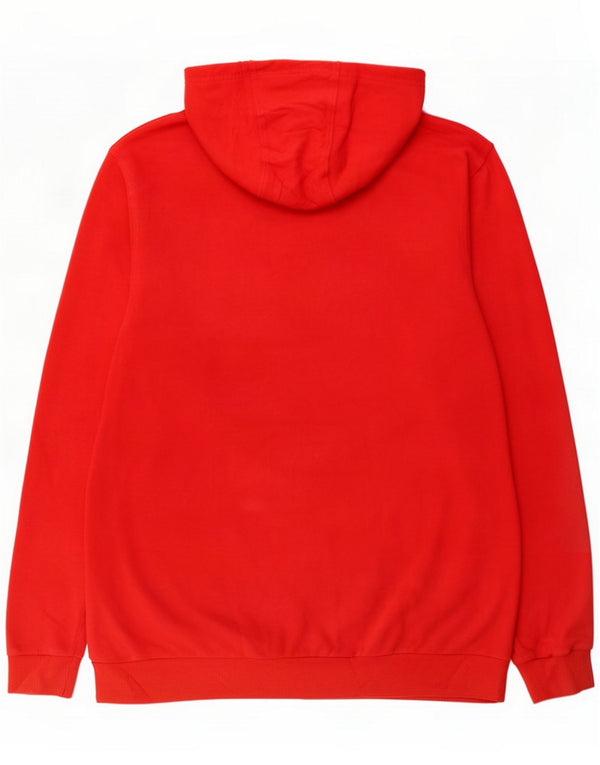 Adidas Męski sweter z kapturem Chicago Bulls Graphic, duży, czerwony, bawełniany