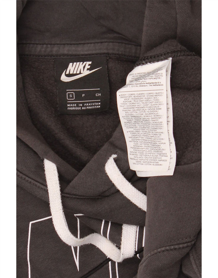 Męski sweter z grafiką Nike, mały, szary