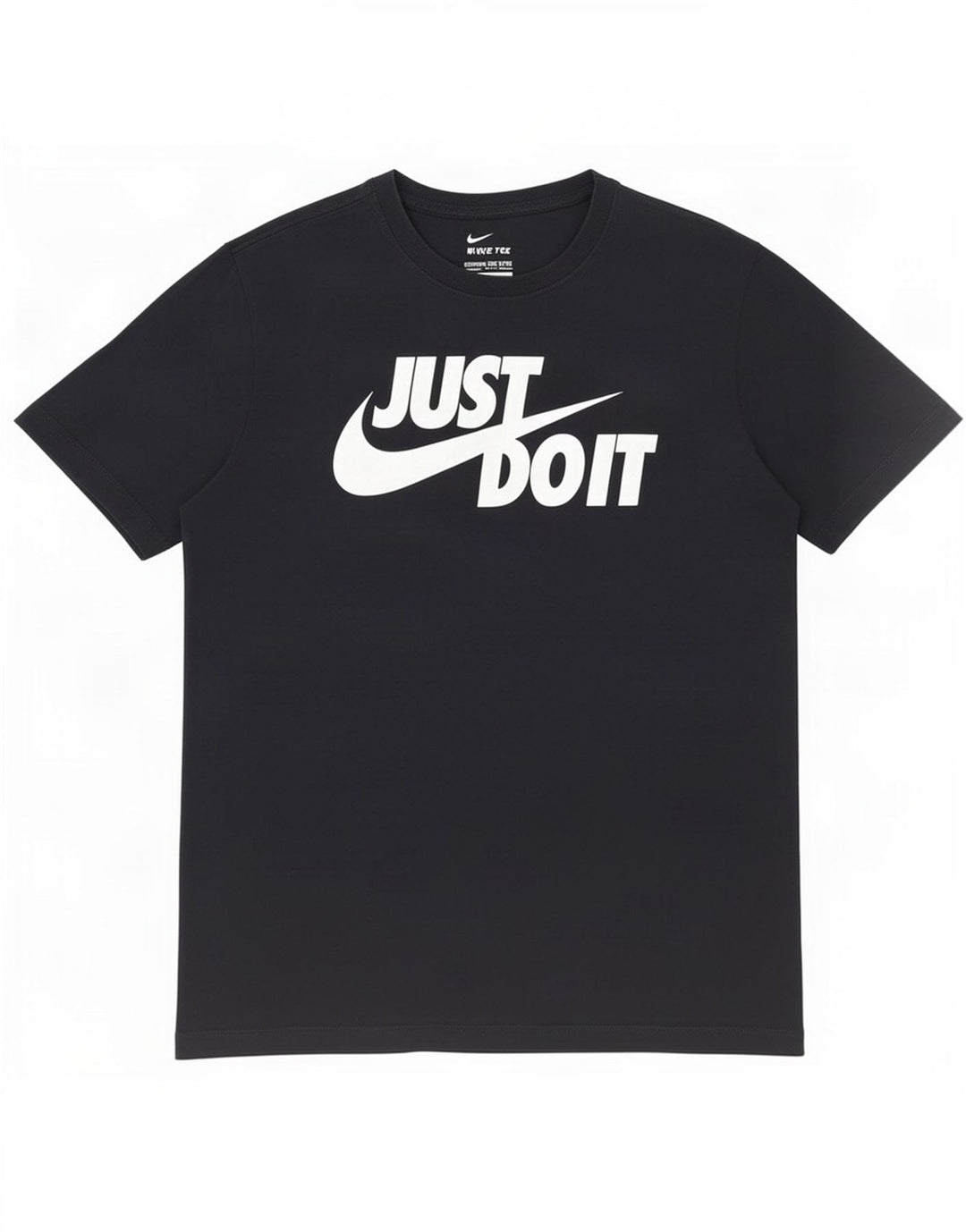Męski T-shirt z grafiką Nike, średni czarny, bawełniany