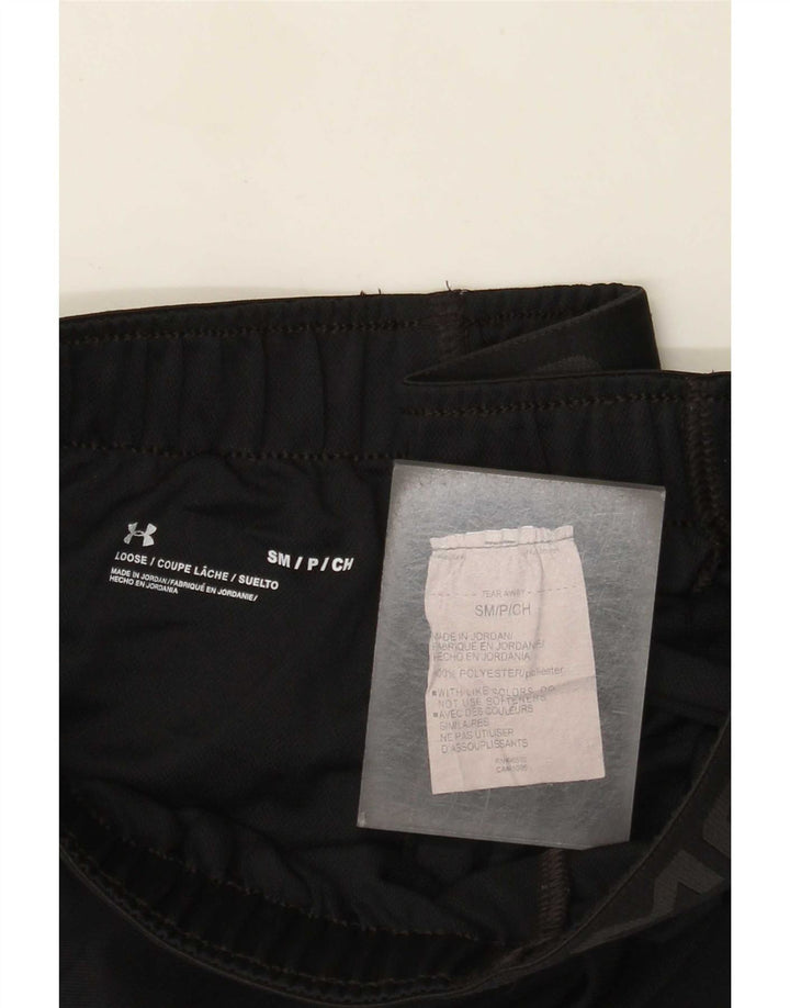 Damskie spodenki sportowe Under Armour Graphic UK 10, małe, czarne, poliestrowe