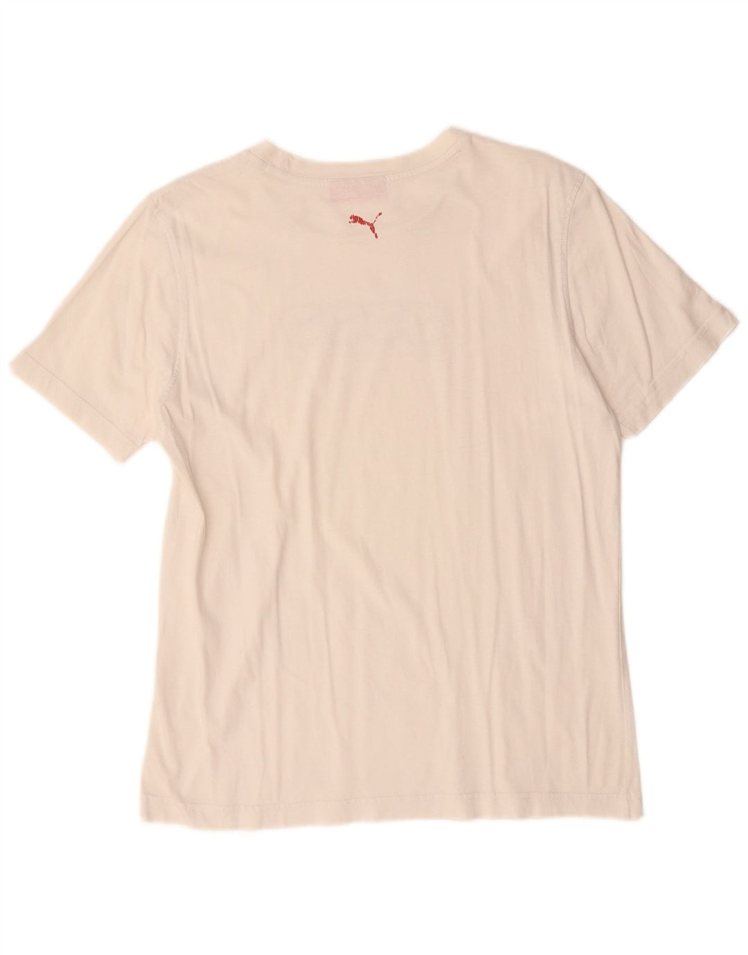 Męska koszulka z grafiką Puma, średnia, biała bawełna