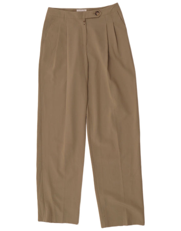 Damskie spodnie casual Topshop UK 8 Small W26 L31 Beżowy poliester