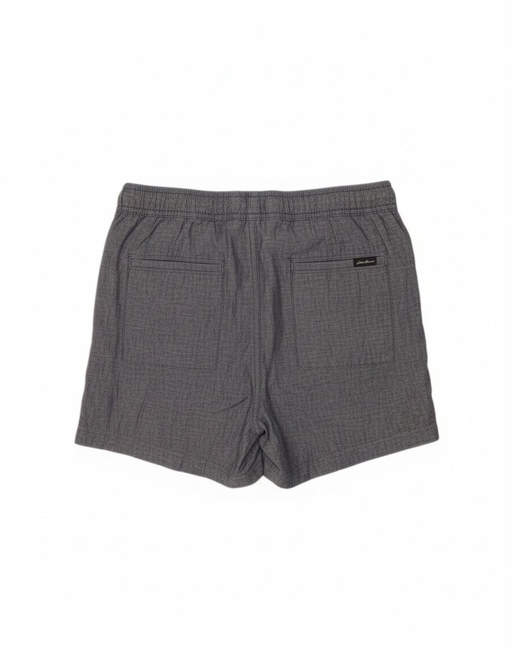 EDDIE BAUER Womens Chino Shorts Medium W30  Blue Linen
