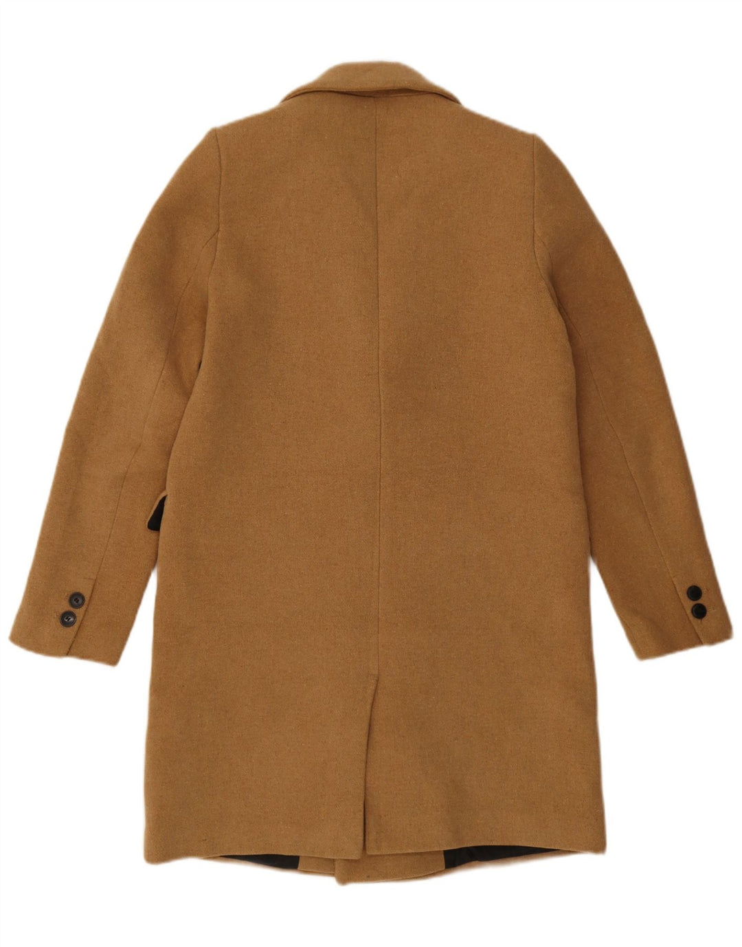 Damski płaszcz oversize z podwójnymi piersiami Zara UK 10 Small Beżowy poliester