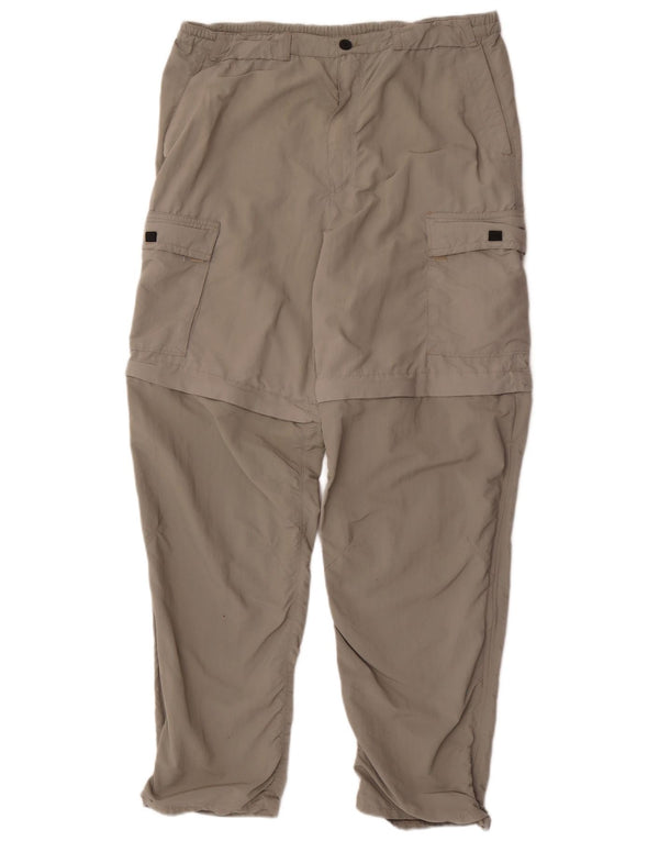 Męskie proste spodnie cargo Rohan, średnie W32 L30 Khaki, poliamid