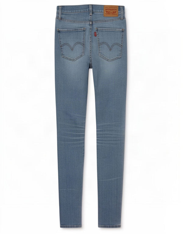 Damskie jeansy Levi's Mile High Super Skinny W26 L30 Niebieska bawełna