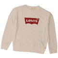 Damska bluza Levi's z grafiką oversize, UK 6 XS, biała bawełna