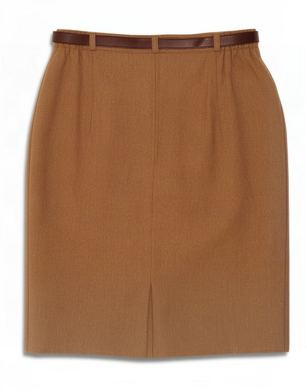Damska spódnica ołówkowa Steilmann UK 14 Medium W30 Brązowa nowa wełna