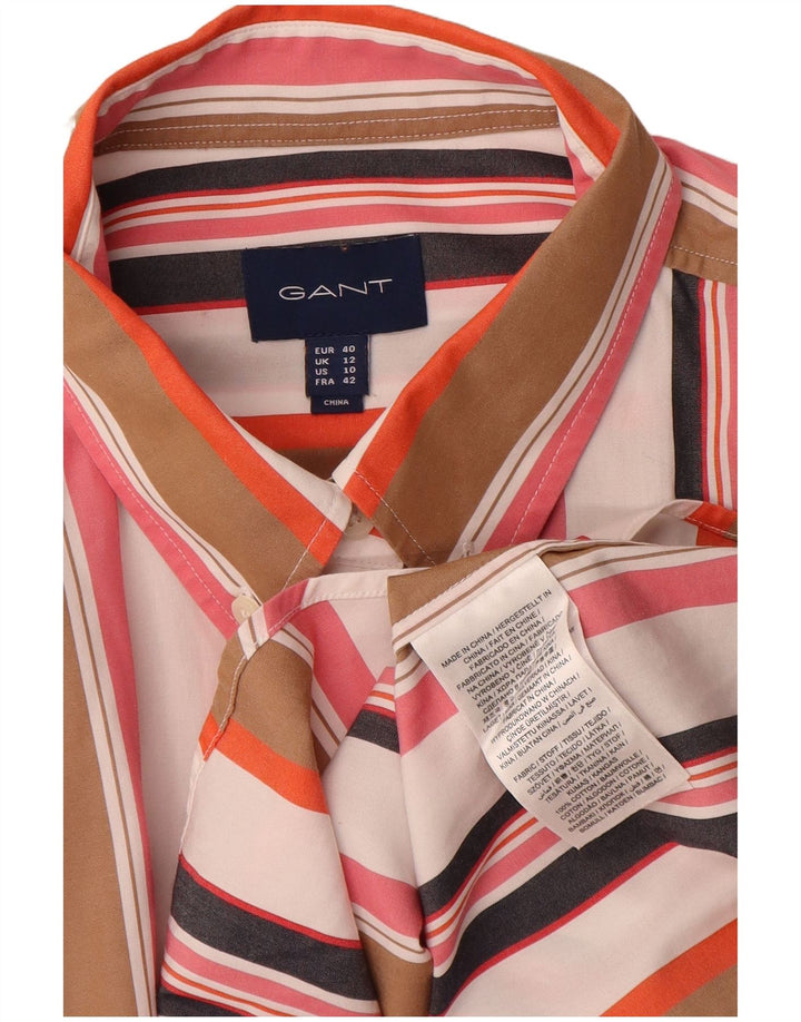 Damska koszula oversize Gant UK 12, średnia, wielobarwna, bawełniana w paski
